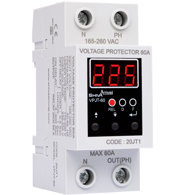 محافظ ولتاژ دیجیتال60A